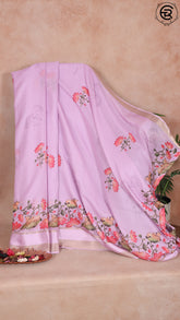 Pink Pichwai Design with Fancy Tassel Viyara Silk Saree